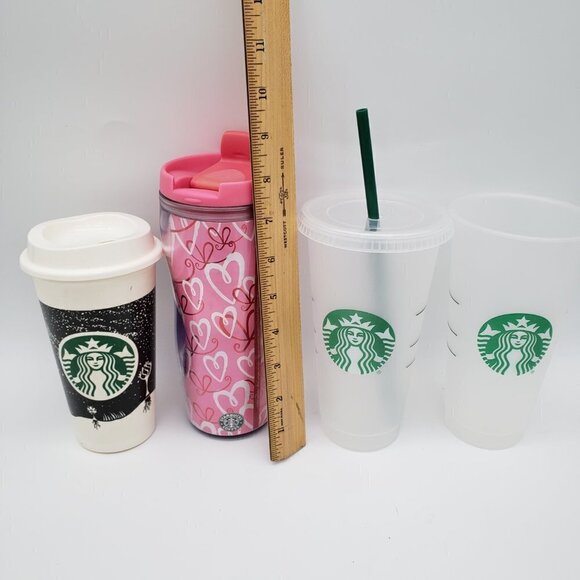 Lot of Starbucks Insulated Travel Mug and Cold Cup Tumblers Coffee Tea Beverage - Picture 6 of 9